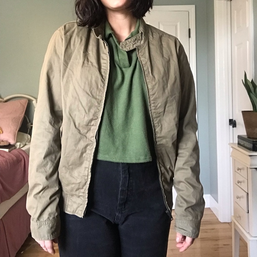 Zara Army Green Coat